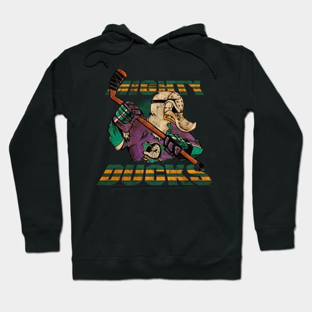 RETRO MIGHTY DUCKS RETRO Hoodie by wesgemblung